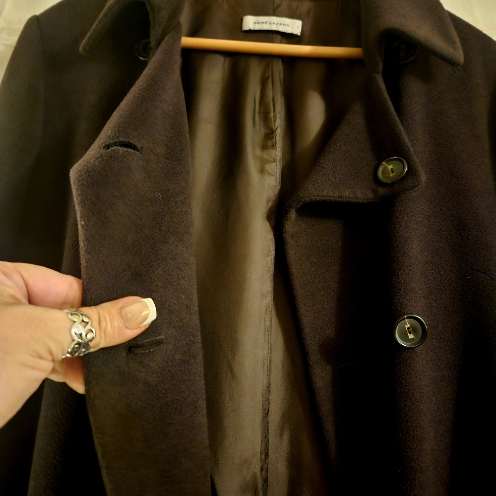 RENE LEZARD double-breasted trench coat